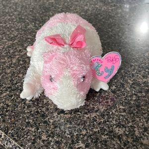 Ty Beanie Babies Pinky’s Exclusive Rosa Guinea Pig Rare Vintage Collect Plush